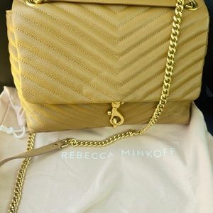 Rebecca Minkoff Eddie shoulder bag in cool tan